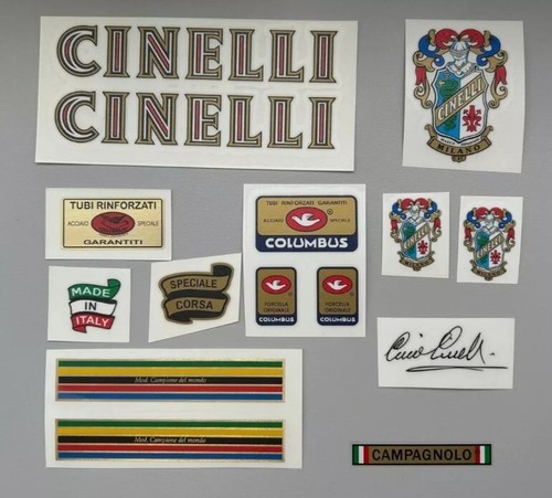 Cinelli full set decals - 70's,